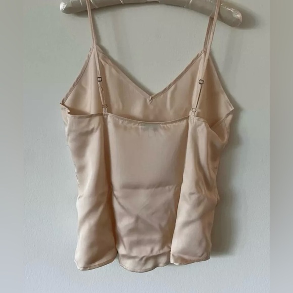 NIB Ettitude Sateen Cami Oat. Size L - Picture 7 of 9